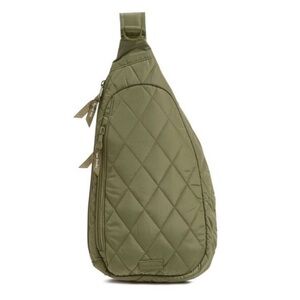 Vera Bradley Sage Quilted Ultralight Essential Sling Backpack